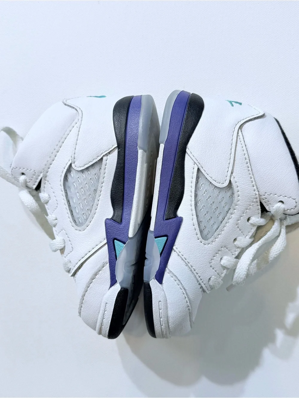 Air Jordan 5 Retro Teal/Grape Toddler Sneakers Size 6C